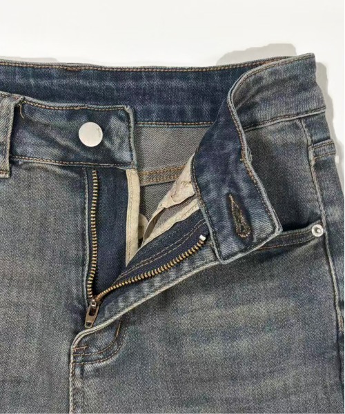 FOLLOWIN（フォロウィン）の「フリンジポーチベルト/ヴィンテージストレッチフレアデニム（デニムパンツ・レディース・ブルー/ブラック・SMALL/MEDIUM/LARGE）」の10枚目の写真