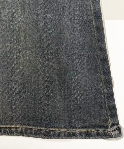 FOLLOWIN（フォロウィン）の「フリンジポーチベルト/ヴィンテージストレッチフレアデニム（デニムパンツ・レディース・ブルー/ブラック・SMALL/MEDIUM/LARGE）」の14枚目の写真