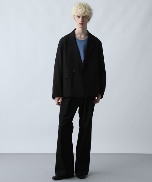 HARE(ハレ)の「MILKYフワニットシシュウプルオーバー(HARE)(ニット/セーター・メンズ・ブルー/ブラック/ホワイト/パープル・SMALL/MEDIUM)」の10枚目の写真