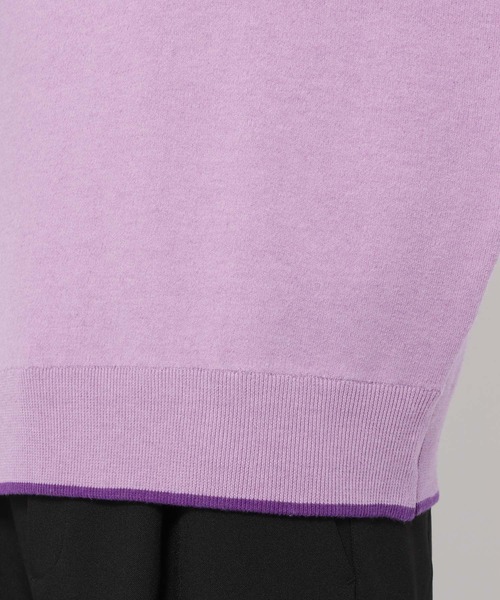 HARE(ハレ)の「MILKYフワニットシシュウプルオーバー(HARE)(ニット/セーター・メンズ・ブルー/ブラック/ホワイト/パープル・SMALL/MEDIUM)」の19枚目の写真