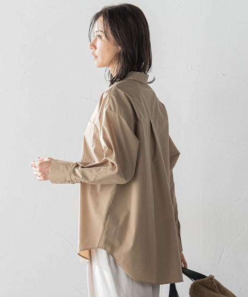 ロートレアモン（LAUTREAMONT）/オーバーサイズシャツブラウス ≪洗濯機で洗える≫ オーバーサイズシャツブラウス ≪洗濯機で洗える≫（シャツ/ブラウス