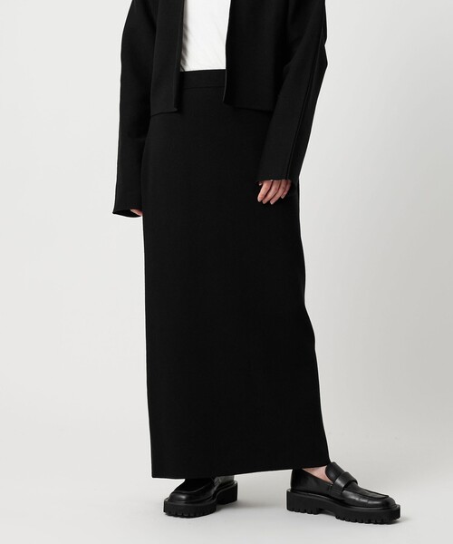 MARW UNITED ARROWS（マルゥ ユナイテッドアローズ）の「＜MARW UNITED ARROWS＞ニット タイト スカート（スカート・レディース・ブラック/ダークブラウン・38/36）」の2枚目の写真