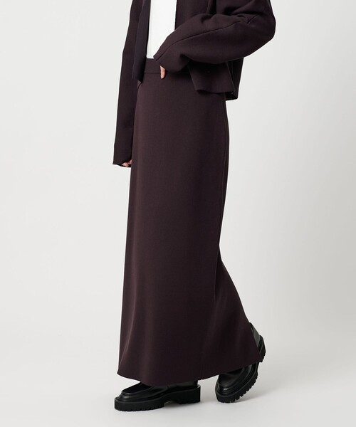 MARW UNITED ARROWS（マルゥ ユナイテッドアローズ）の「＜MARW UNITED ARROWS＞ニット タイト スカート（スカート・レディース・ブラック/ダークブラウン・38/36）」の3枚目の写真