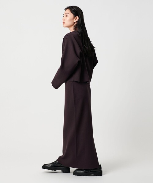MARW UNITED ARROWS（マルゥ ユナイテッドアローズ）の「＜MARW UNITED ARROWS＞ニット タイト スカート（スカート・レディース・ブラック/ダークブラウン・38/36）」の5枚目の写真