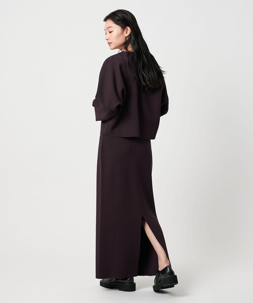 MARW UNITED ARROWS（マルゥ ユナイテッドアローズ）の「＜MARW UNITED ARROWS＞ニット タイト スカート（スカート・レディース・ブラック/ダークブラウン・38/36）」の7枚目の写真