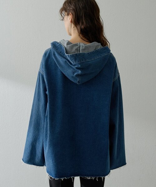 Whim Gazette デニムフーディー デニムフーディー（シャツ/ブラウス）｜Whim Gazette（ウィムガゼット
