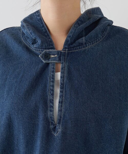 Whim Gazette（ウィムガゼット）の「デニムフーディー（シャツ