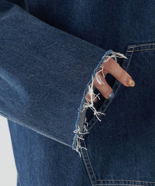 Whim Gazette（ウィムガゼット）の「デニムフーディー（シャツ