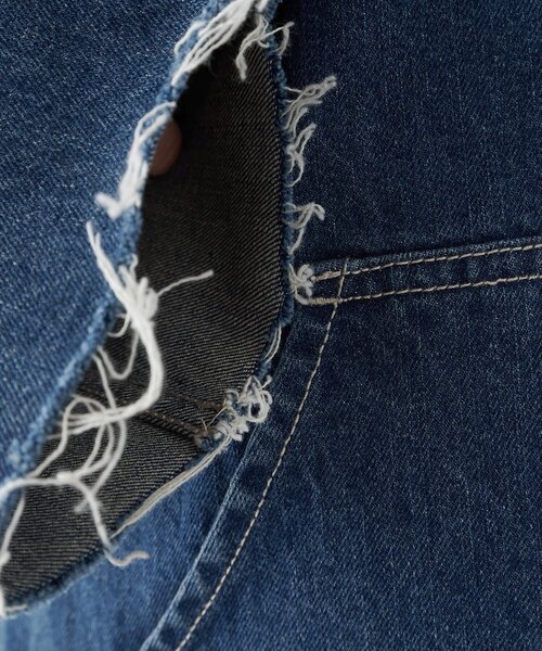 Whim Gazette(ウィムガゼット)の「デニムフーディー(シャツ/ブラウス・レディース・ブルー・FREE)」の9枚目の写真