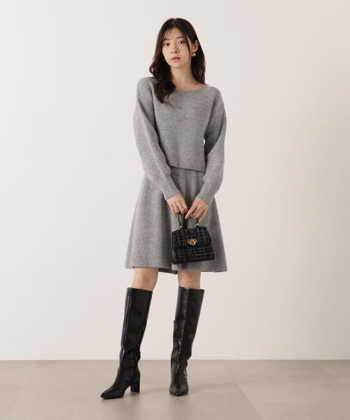 PROPORTION BODY DRESSING（プロポーションボディドレッシング）の「片畦ミニＳＥＴＵＰ / 1215240002（ワンピース・レディース・グレー系その他/ピンク/ベージュ・MEDIUM/SMALL）」の9枚目の写真