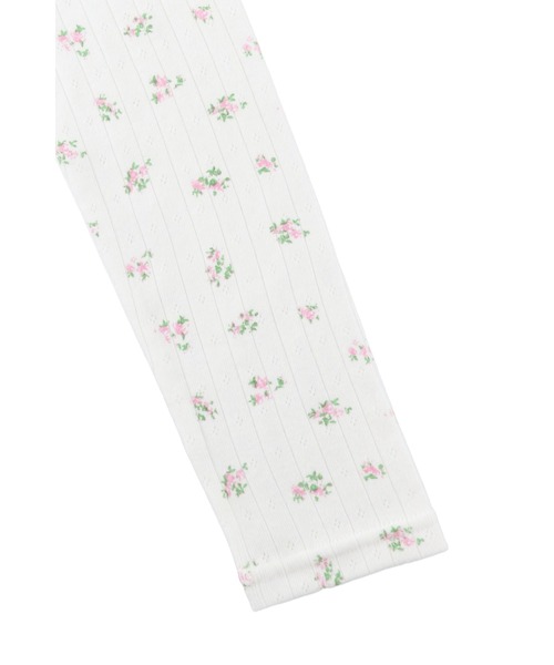 ALEXIA STAM(アリシアスタン)の「Henley Neck Floral Long Sleeve Tee /フラワーヘンリーネックTシャツ(Tシャツ/カットソー・レディース・グレー/ホワイト/ネイビー・FREE)」の7枚目の写真