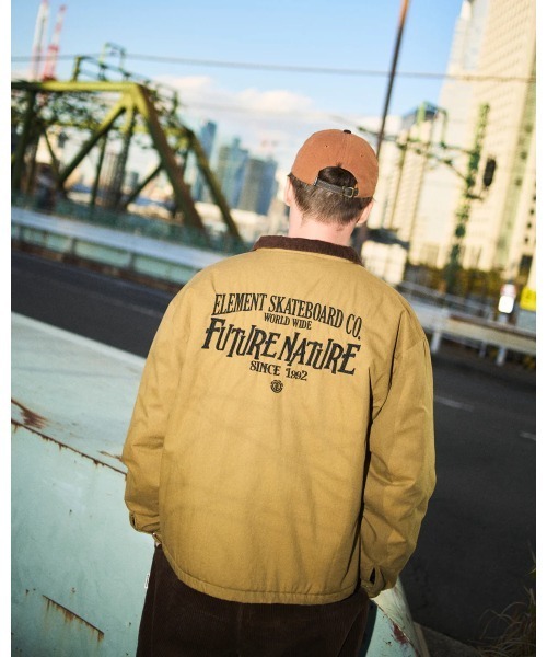 ELEMENT(エレメント)の「ELEMENT メンズ DUTY BUDDY JACKET ジャケット 【2025年秋冬モデル】 @autumn/エレメントフルジップブルゾン(ブルゾン・メンズ・ブラック/キャメル・MEDIUM/LARGE/X-LARGE)」の2枚目の写真