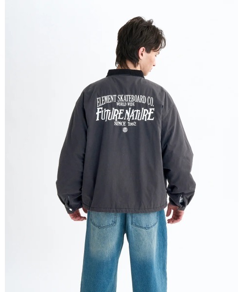 ELEMENT(エレメント)の「ELEMENT メンズ DUTY BUDDY JACKET ジャケット 【2025年秋冬モデル】 @autumn/エレメントフルジップブルゾン(ブルゾン・メンズ・ブラック/キャメル・MEDIUM/LARGE/X-LARGE)」の1枚目の写真