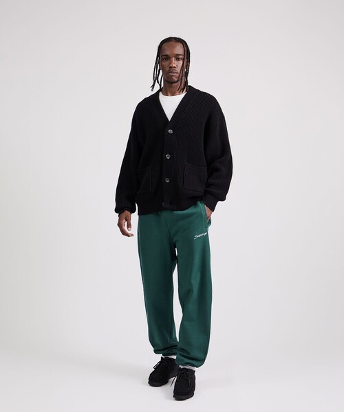 Saturdays NYC（サタデーズ ニューヨークシティ ）の「Michael Plaited Waffle Cardigan（カーディガン/ボレロ・メンズ・ブラック/グリーン・XL/L/M/S）」の7枚目の写真