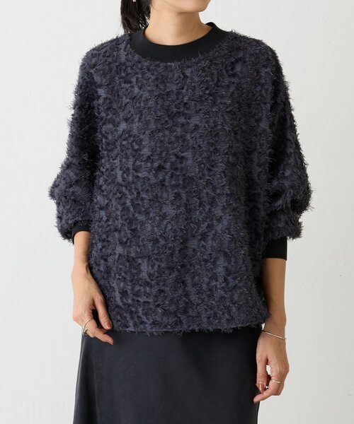 BEARDSLEY（ビアズリー）の「ジャガードドルマンブラウス（シャツ/ブラウス・レディース・グレー・FREE）」の2枚目の写真