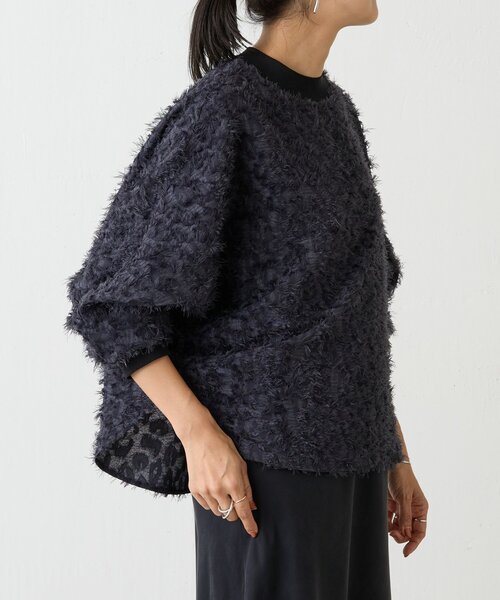 BEARDSLEY（ビアズリー）の「ジャガードドルマンブラウス（シャツ/ブラウス・レディース・グレー・FREE）」の6枚目の写真