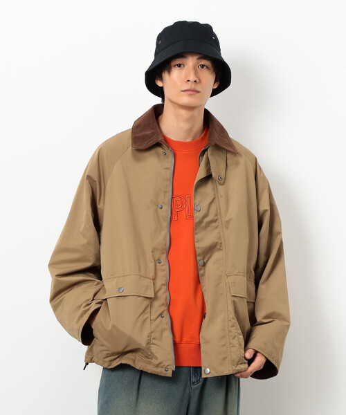 Purple&Yellow（パープルアンドイエロー）の「衿素材切替ブルゾン（ブルゾン・メンズ・ブラック/ベージュ/ワンウォッシュ・LARGE/SMALL/MEDIUM）」の11枚目の写真