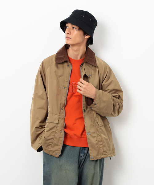 Purple&Yellow（パープルアンドイエロー）の「衿素材切替ブルゾン（ブルゾン・メンズ・ブラック/ベージュ/ワンウォッシュ・LARGE/SMALL/MEDIUM）」の13枚目の写真