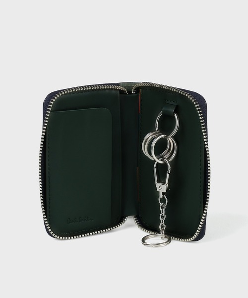 Paul Smith(ポールスミス)の「ブライトストライププラー スマートキー&カードケース【553423 P912】(キーケース/キーアクセサリー・メンズ・ブラック/ネイビー/グリーン/カーキブラウン・FREE)」の6枚目の写真