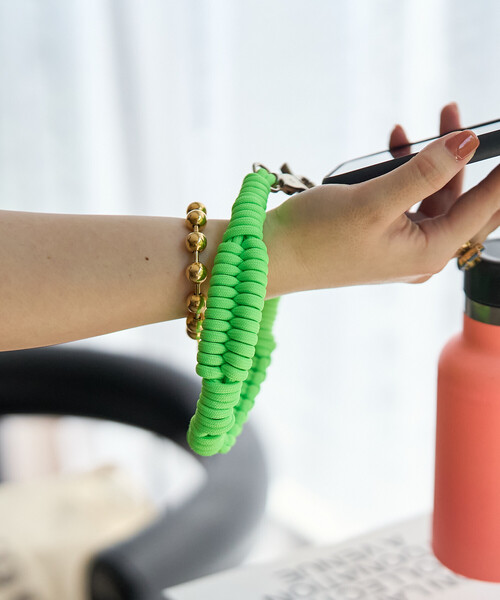 A SCENE(エーシーン)の「A SCENE/エーシーン Design paracord Strap Plain デザインパラコード ストラップ(スマホグッズ・メンズ・ブラック/ブルー/パープル・ONE SIZE)」の9枚目の写真