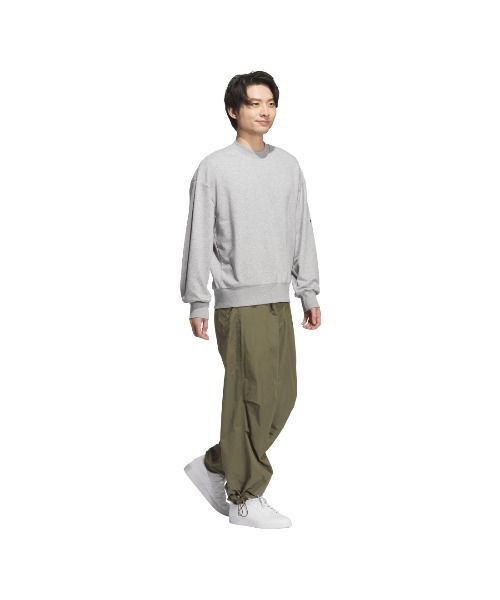 adidas(アディダス)の「【別注】アディダス adidas オーバーサイズフィット ウーブン フル レングス パラシュート パンツ ア 限定コラボ(その他パンツ・メンズ・ブラック/チャコールグレー/オリーブ・S/3L/LL/L/M)」の13枚目の写真
