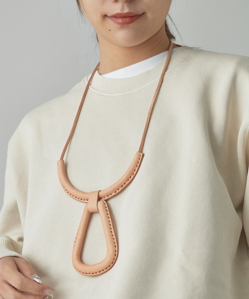 crescioni/クレッシオーニ georgia necklace ラティーゴレザー