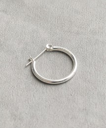 Pledge（プレッジ）の「【RES】【Pledge】Silver 925 Hoop Earrings(ソロ)（ピアス（片耳用））」