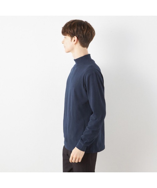 SUIT SELECT(スーツセレクト)の「【RBC/長袖】ピーチフェイスモック(Tシャツ/カットソー・メンズ・ブラック/グレー/ブラウン/ネイビー・SMALL/MEDIUM/LARGE/X-LARGE)」の19枚目の写真