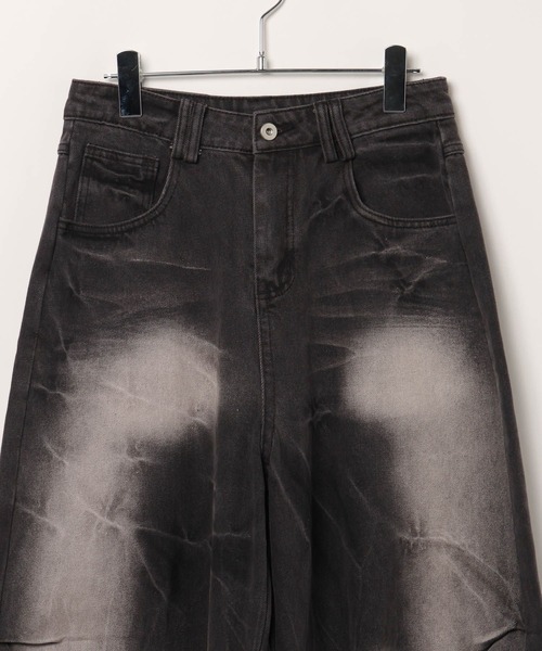 LAND MUSEUM(ランドミュージアム)の「LAND MUSEUM/フレア加工デニム(デニムパンツ・メンズ・ブラック・LARGE/MEDIUM)」の10枚目の写真