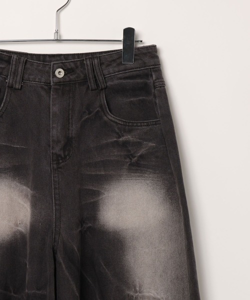 LAND MUSEUM(ランドミュージアム)の「LAND MUSEUM/フレア加工デニム(デニムパンツ・メンズ・ブラック・LARGE/MEDIUM)」の11枚目の写真