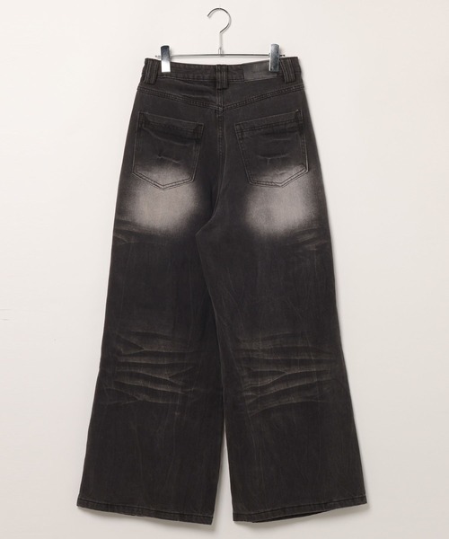 LAND MUSEUM(ランドミュージアム)の「LAND MUSEUM/フレア加工デニム(デニムパンツ・メンズ・ブラック・LARGE/MEDIUM)」の13枚目の写真