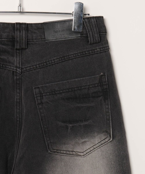 LAND MUSEUM(ランドミュージアム)の「LAND MUSEUM/フレア加工デニム(デニムパンツ・メンズ・ブラック・LARGE/MEDIUM)」の15枚目の写真