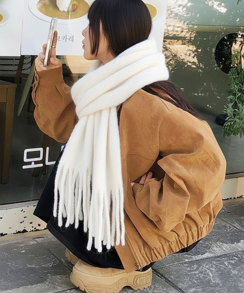 セール】スウェードZIPブルゾン/韓国 25AW トレンド（ブルゾン