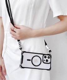 Fun & Daily（ファンアンドデイリー）の「Magsafe対応 Clear iPhone Shoulder Case 15 16 17 Plus Pro ProMax / アイフォンケース（スマホケース/カバー・レディース）」