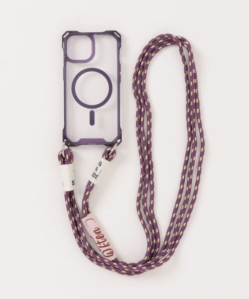Fun & Daily(ファンアンドデイリー)の「Magsafe対応 Clear iPhone Shoulder Case 15 16 17 Plus Pro ProMax / アイフォンケース(スマホケース/カバー・レディース・パープル/ブラック・iPhone 16 Pro Max/iPhone 16 Pro/iPhone 16 Plus/iPhone 16/iPhone 15 Pro Max/iPhone 15 Pro/iPhone 15 Plus/iPhone 15/iPhone 17/iPhone 17 Pro/iPhone 17 Pro Max)」の5枚目の写真