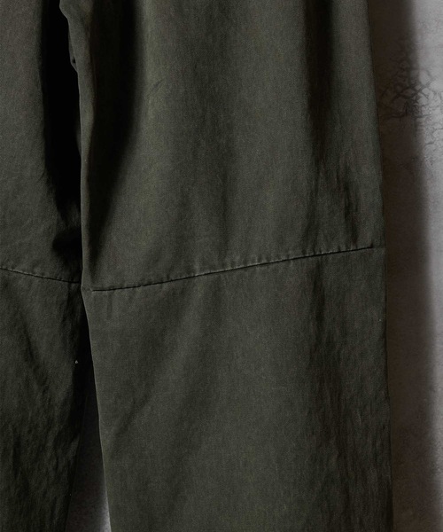NUMBER (N)INE（ナンバーナイン）の「HAND PAINTED VINTAGE STONE WASH BELTED WIDE PANTS / ハンドペイント ヴィンテージ ウォッシュ バックル ベルト ワイド パンツ（その他パンツ・メンズ・オリーブ/チャコール/ブラック・2/4/3）」の15枚目の写真