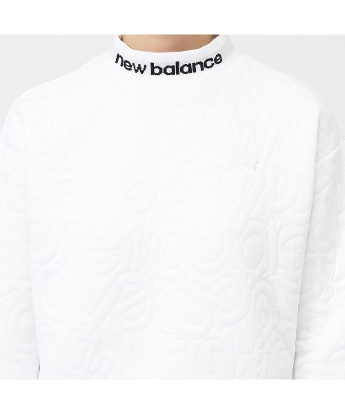 NEW BALANCE（ニューバランス）の「ニューバランス New Balance TEXTURED MOCK NECK PULLOVER（Tシャツ/カットソー・レディース・カーキ/ブラック/ホワイト・M/L/XL）」の8枚目の写真