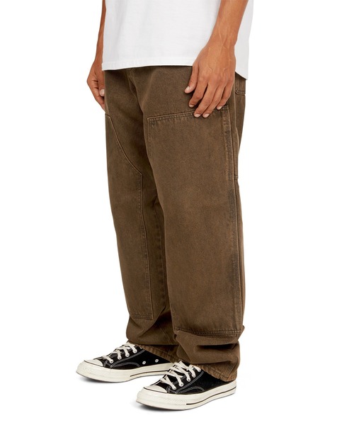 HUF（ハフ）の「KINDA LOOSE DOUBLE KNEES（デニムパンツ・メンズ・チョコ/ブラック/ブルー/ライトブルー・32/30/34/28/36）」の10枚目の写真