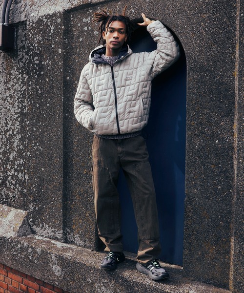 HUF（ハフ）の「KINDA LOOSE DOUBLE KNEES（デニムパンツ・メンズ・チョコ/ブラック/ブルー/ライトブルー・32/30/34/28/36）」の8枚目の写真