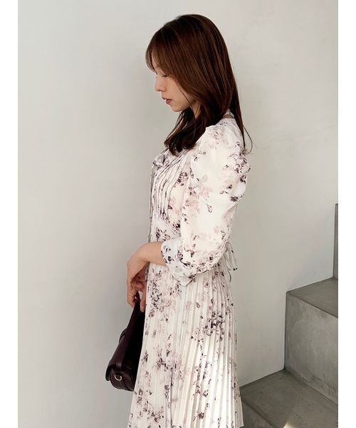 Sustainableプリーツプリントワンピース（ワンピース）｜SNIDEL