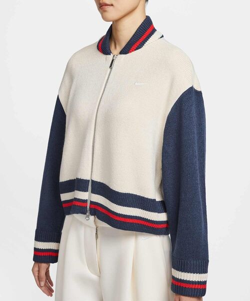 NIKE(ナイキ)の「ナイキ スポーツウェア ウィメンズカーディガン / Nike Sportswear Women's Cardigan HV2495-104 Light Orewood Brown(カーディガン/ボレロ・レディース・ブラウン系その他・XS/S/M/L/XL)」の11枚目の写真