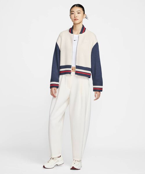 NIKE(ナイキ)の「ナイキ スポーツウェア ウィメンズカーディガン / Nike Sportswear Women's Cardigan HV2495-104 Light Orewood Brown(カーディガン/ボレロ・レディース・ブラウン系その他・XS/S/M/L/XL)」の15枚目の写真