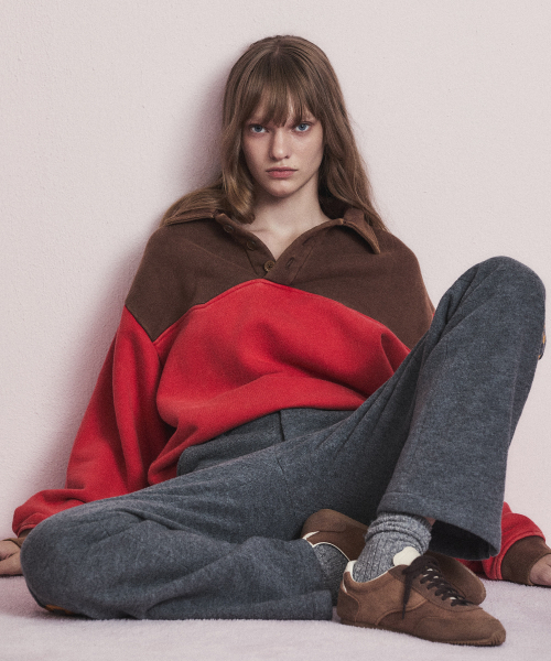 NOHANT(ノアン)の「WESTERN COLOR BLOCK SWEATSHIRT RED(スウェット・メンズ・レッド・SMALL/MEDIUM/LARGE)」の7枚目の写真