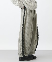 studio CLIP | 《natural by clip》リネンツイルサイドフリルパンツ[プチサイズあり](その他パンツ)