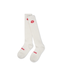 AAKAM（アーカム）の「[2PACK] サンプリントロングソックス（ホワイト）（ソックス/靴下）」