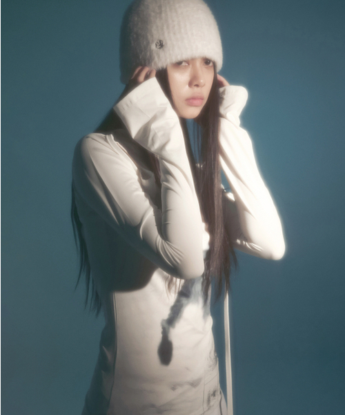 FLAREUP(フレアアップ)の「Fur Knit Beanie (FL-727_White)(ニットキャップ/ビーニー・レディース・ホワイト・FREE)」の19枚目の写真