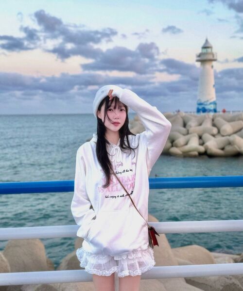 FLAREUP(フレアアップ)の「Fur Knit Beanie (FL-727_White)(ニットキャップ/ビーニー・レディース・ホワイト・FREE)」の19枚目の写真