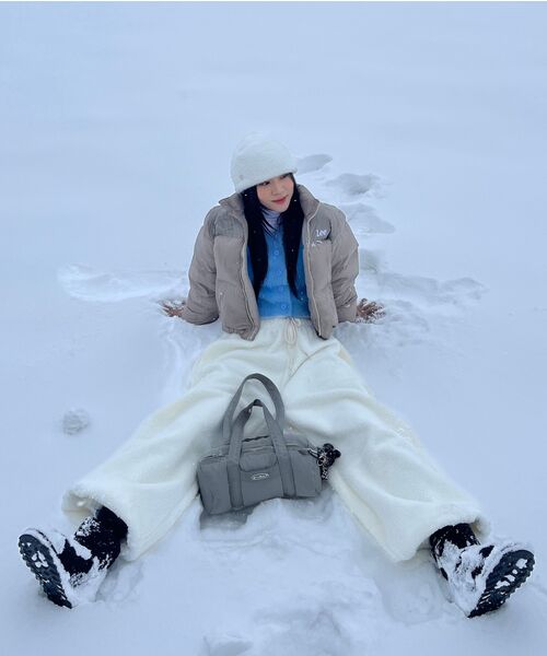 FLAREUP(フレアアップ)の「Fur Knit Beanie (FL-727_White)(ニットキャップ/ビーニー・レディース・ホワイト・FREE)」の21枚目の写真