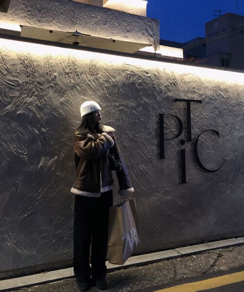 FLAREUP(フレアアップ)の「Fur Knit Beanie (FL-727_White)(ニットキャップ/ビーニー・レディース・ホワイト・FREE)」の2枚目の写真