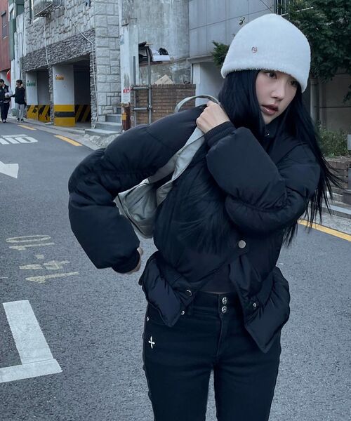 FLAREUP(フレアアップ)の「Fur Knit Beanie (FL-727_White)(ニットキャップ/ビーニー・レディース・ホワイト・FREE)」の6枚目の写真